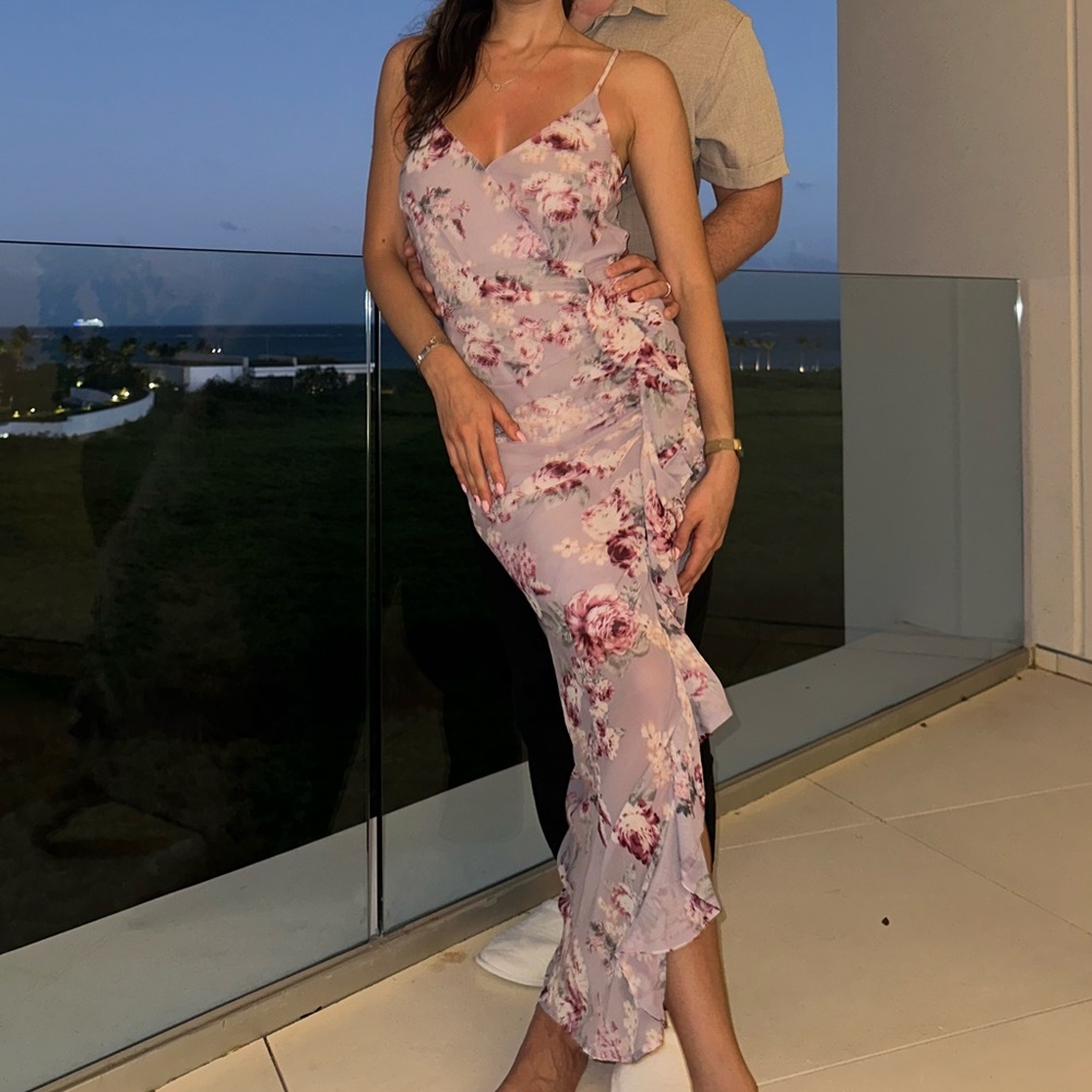 Floral Lavender Dress
